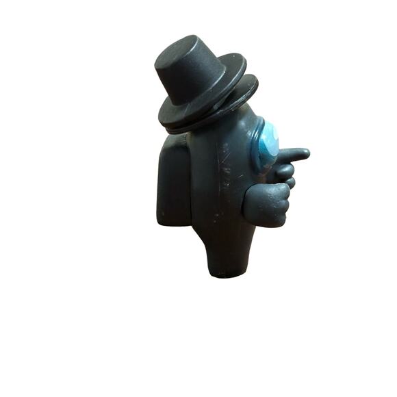 Among us black with top hats 2in mini figure - Picture 2 of 5